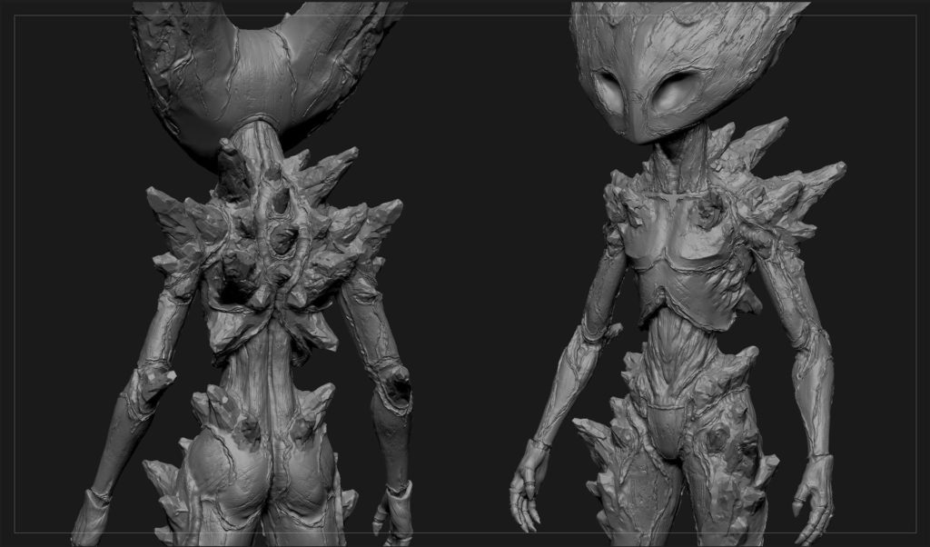 Pale King ZBrush Details