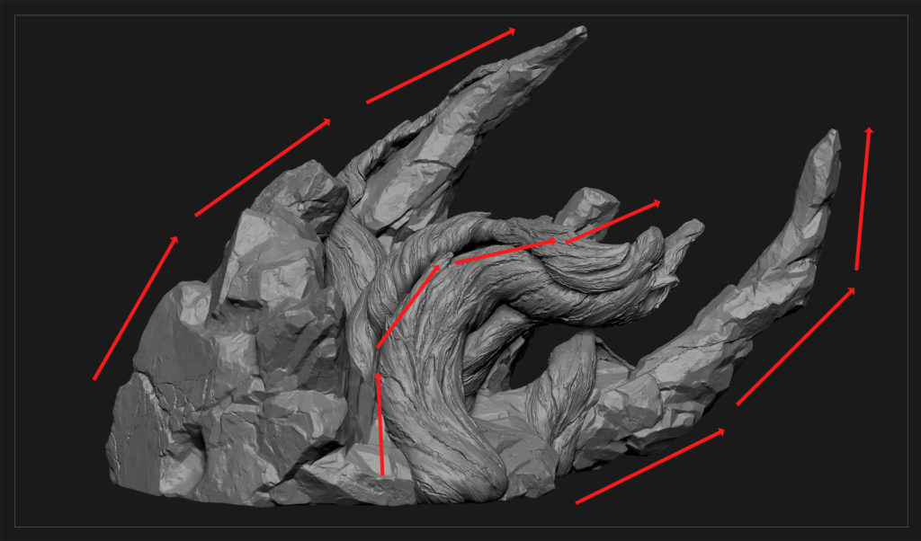 ZBrush sculpt details