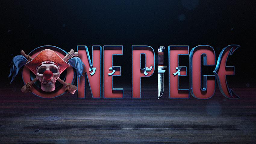 One Piece title design by Michael Lo