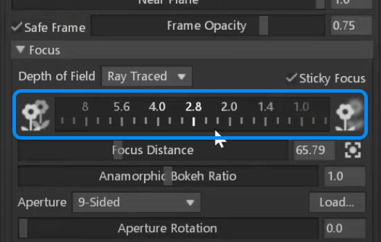 Aperture Dial in Marmoset Toolbag