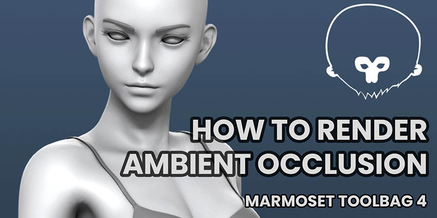 Render AO in Marmoset Toolbag