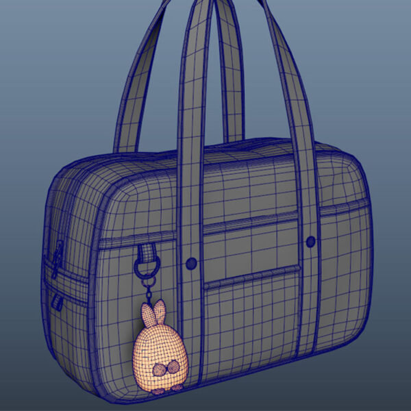 Japanese School Bag 3D Model - Image 6