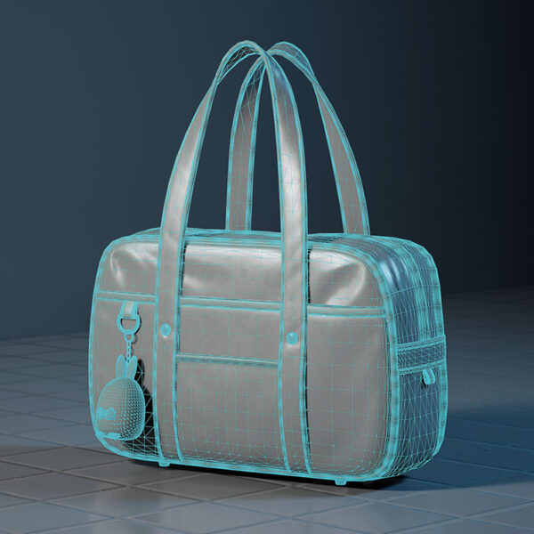 Japanese School Bag 3D Model - Image 5