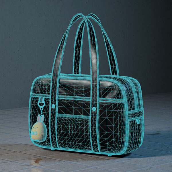 Japanese School Bag 3D Model - Image 4