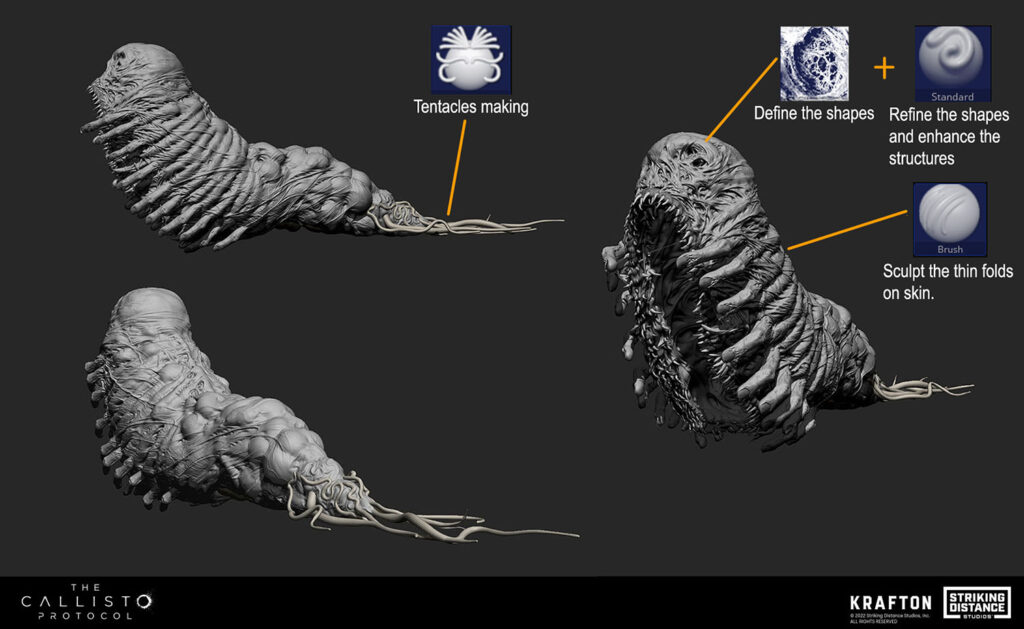 The Callisto Protocol: Sculpting Process