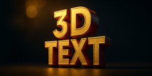 How to create 3D Text